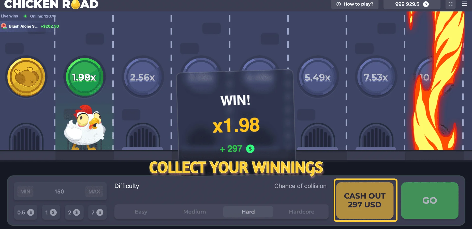 Gewinn bei Chicken Road sichern